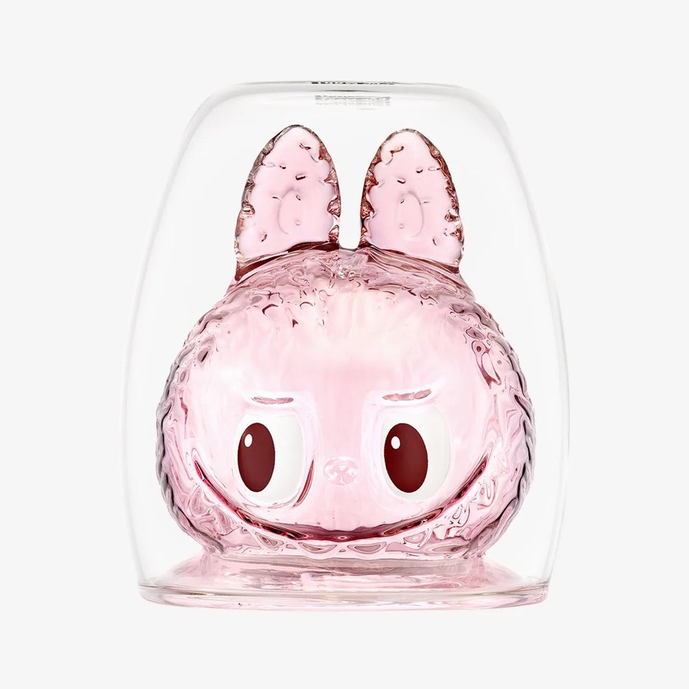 Labubu Glass Cup - Pink/Romance